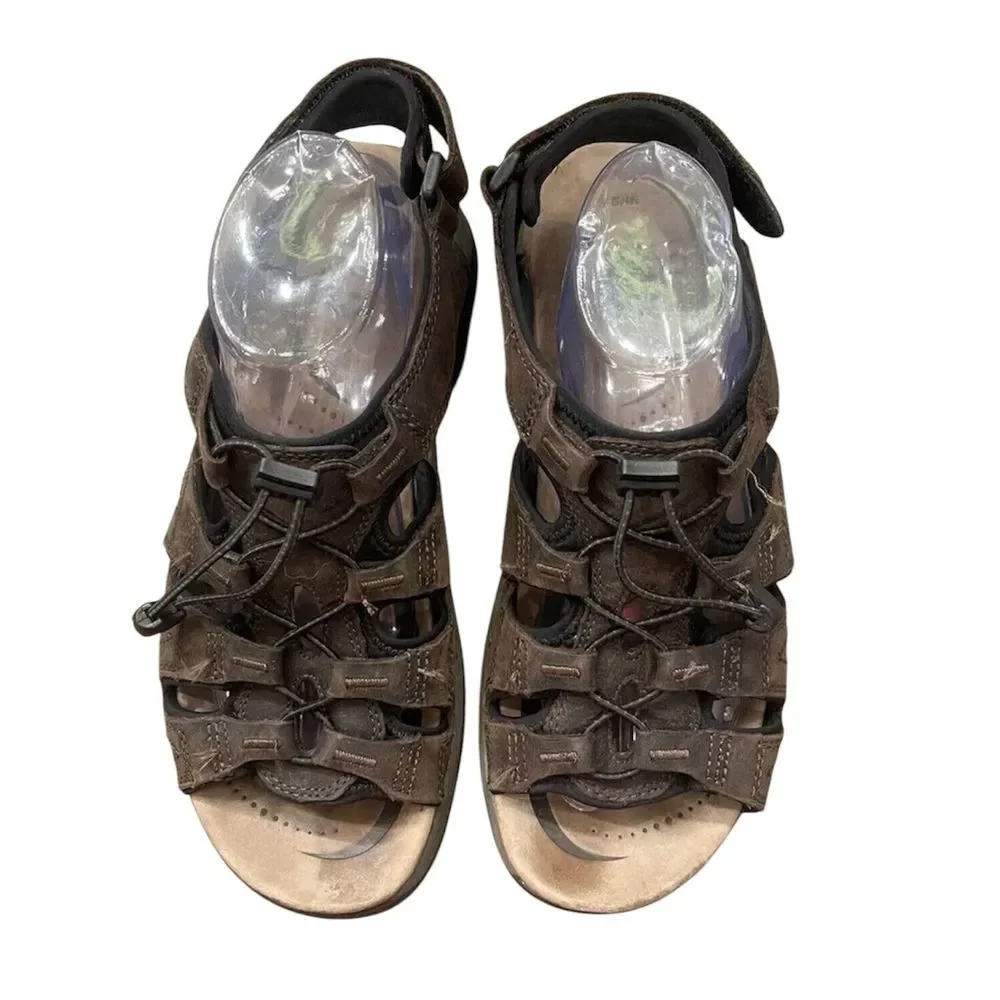 Abeo Anacopa‎ Active Sandals, #M705, Brown, Leather, Men's US Size 9.5 Gorpcore
